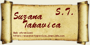 Suzana Tapavica vizit kartica